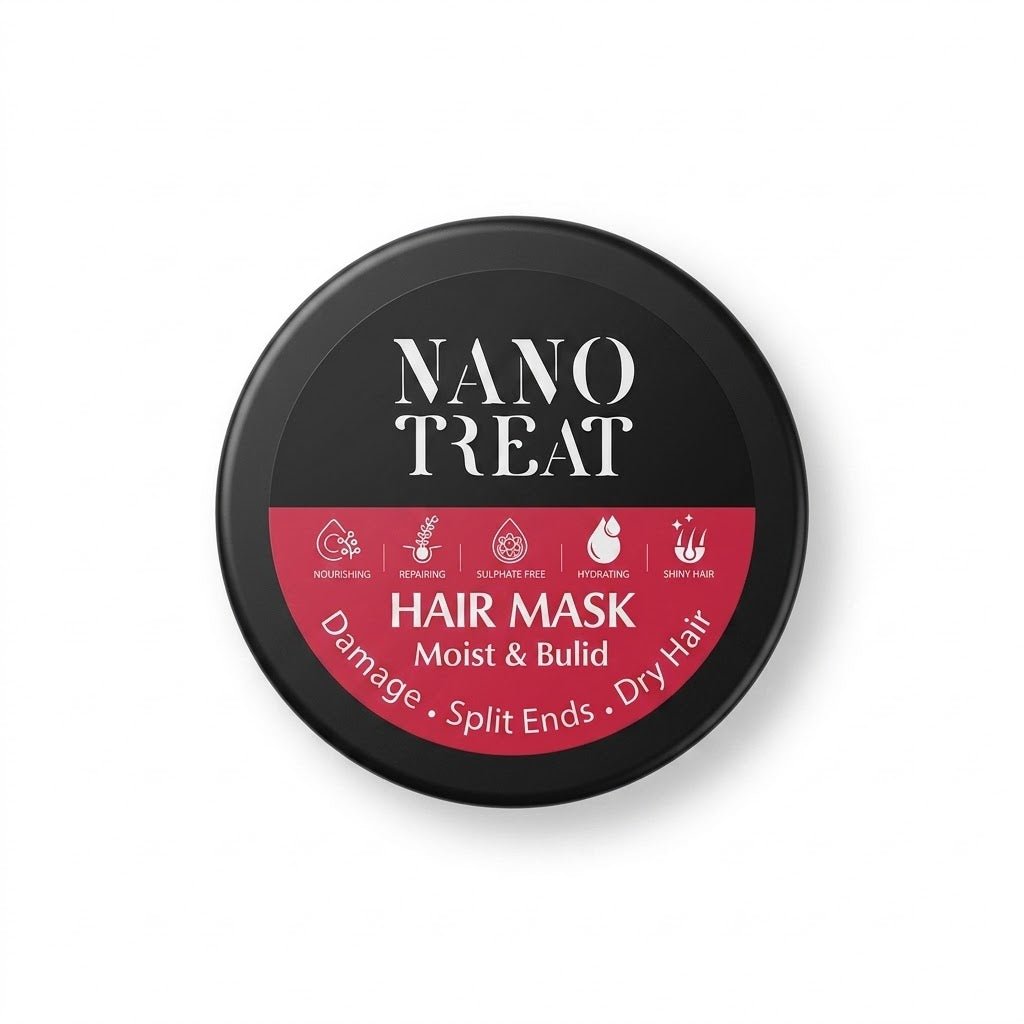 NANO TREAT HAIR MASK MOIST&BULID 200ML - Anwar Store