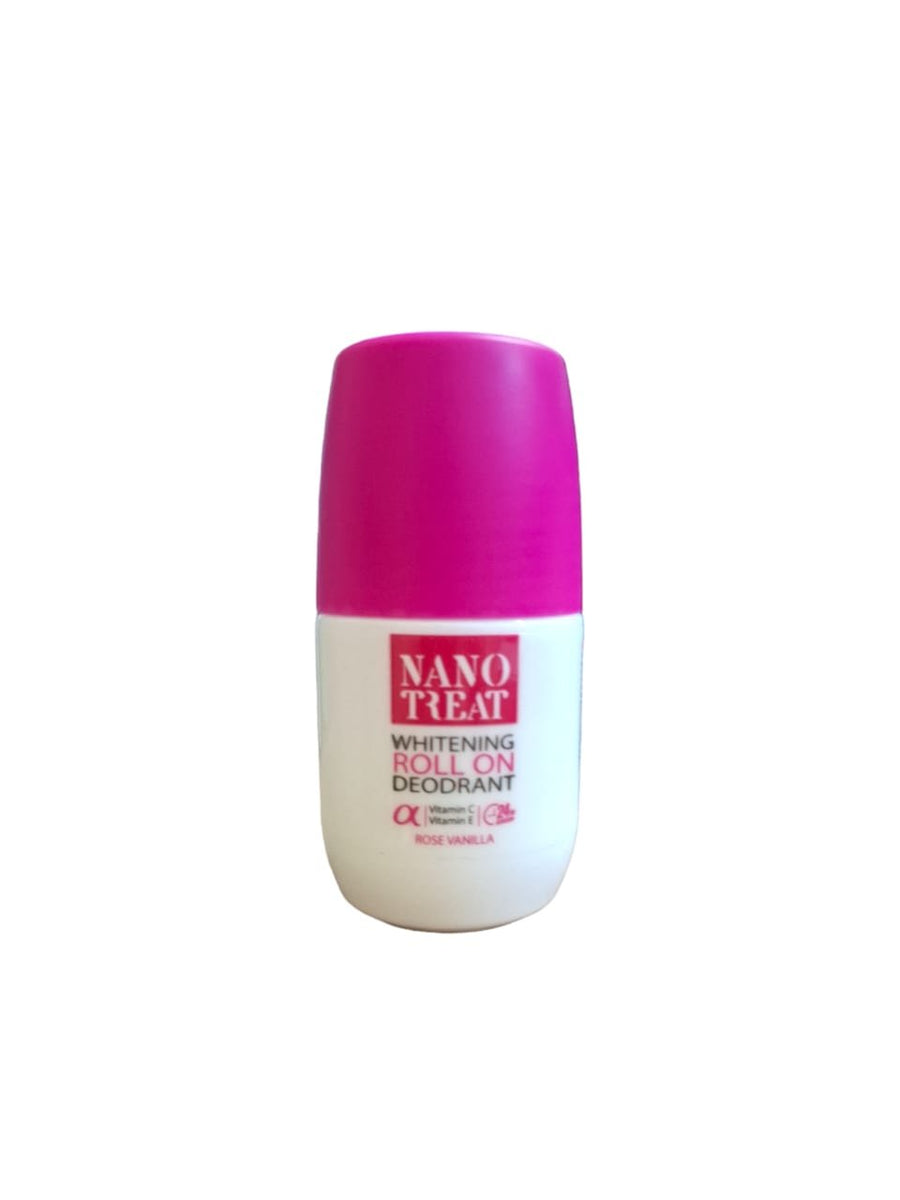 NANO TREAT WHITENING ROLL ON DEODORANT ROSE VANILLA 50ML - Anwar Store