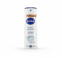 Nivea Fresh Natural Deodorant Spray 150ml 25% offer - مزيل عرق نيفيا 150 مل