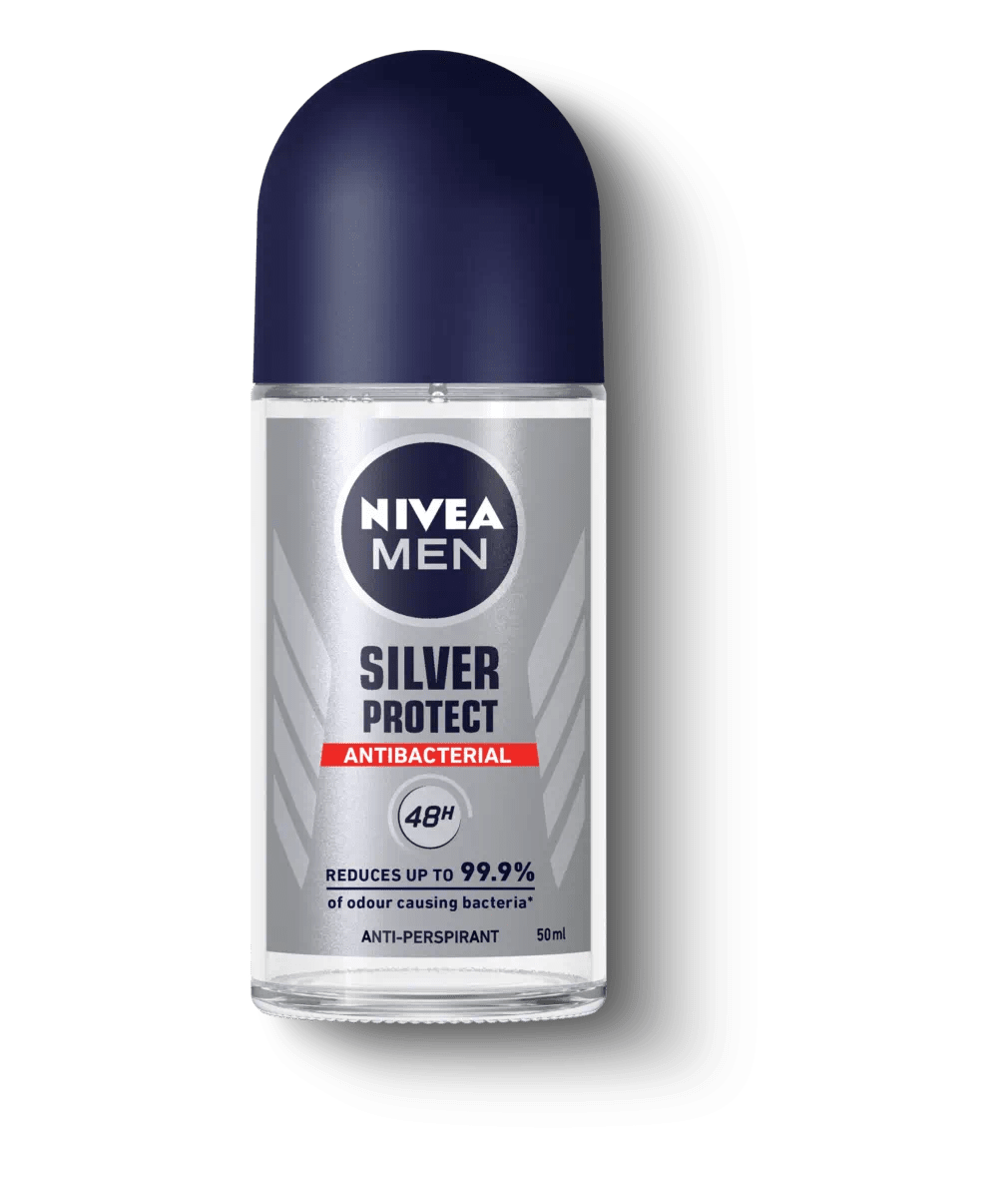 NIVEA MEN SILVER ANTIBACTERIAL 48H 15% OFFER 50ML - Anwar Store