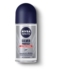 NIVEA MEN SILVER ANTIBACTERIAL 48H 15% OFFER 50ML - Anwar Store