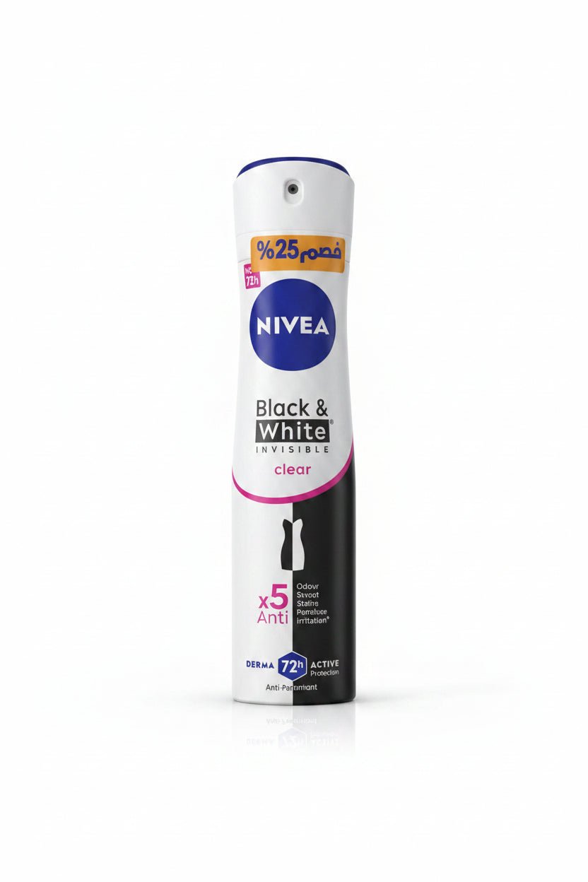 NIVEA WOMEN BLACK & WHITE SPRAY 150ML offer 25% - Anwar Store