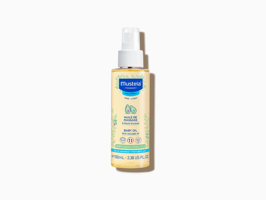 Mustela Baby Massage Oil With Avocado 100ml - كريم مرطب للوجه موستيلا 100 مل
