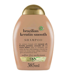 OGX BRAZILIAN KERATIN SMOOTH SHAMPOO 385ML OFFER