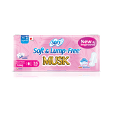 SOFY SOFT MUSK MAXI THICK LONG 16 PADS