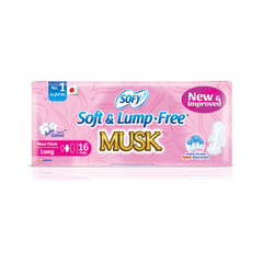SOFY SOFT MUSK MAXI THICK LONG 16 PADS