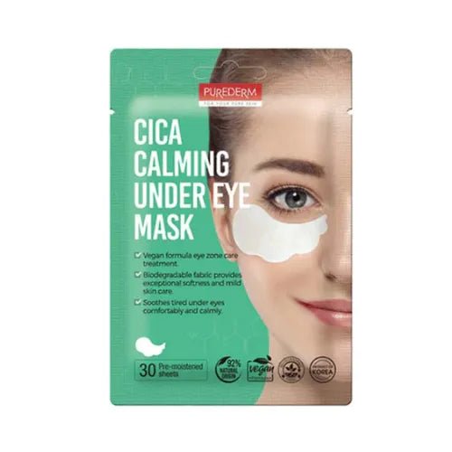 PUREDERM CICA CALMING UNDER EYE MASK 30 SHEETS - Anwar Store