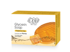 EVA GLYCERIN SOAP WITH HONEY - FOR ALL SKIN TYPES, EVEN SENSITIVE. 100GM