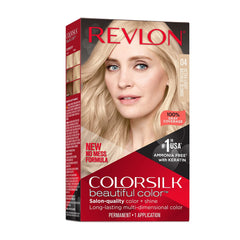 REVLON 04 ULTRA LIGHT NATURAL BLONDE COLORSILK WITH KERATIN 3D COLOR - Anwar Store