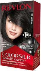 REVLON 11 SOFT BLACK COLORSILK WITH KERATIN 3D COLOR - Anwar Store