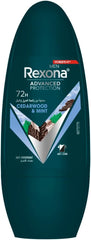 REXONA MEN CEDARWOOD & MINT ANTI-PERSPIRANT DEODORANT ROLL ON - 50ML - Anwar Store