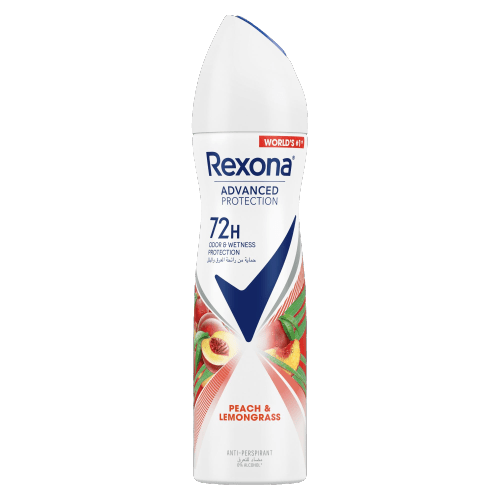REXONA PEACH&LEMONGRASS SPRAY 150ML - Anwar Store