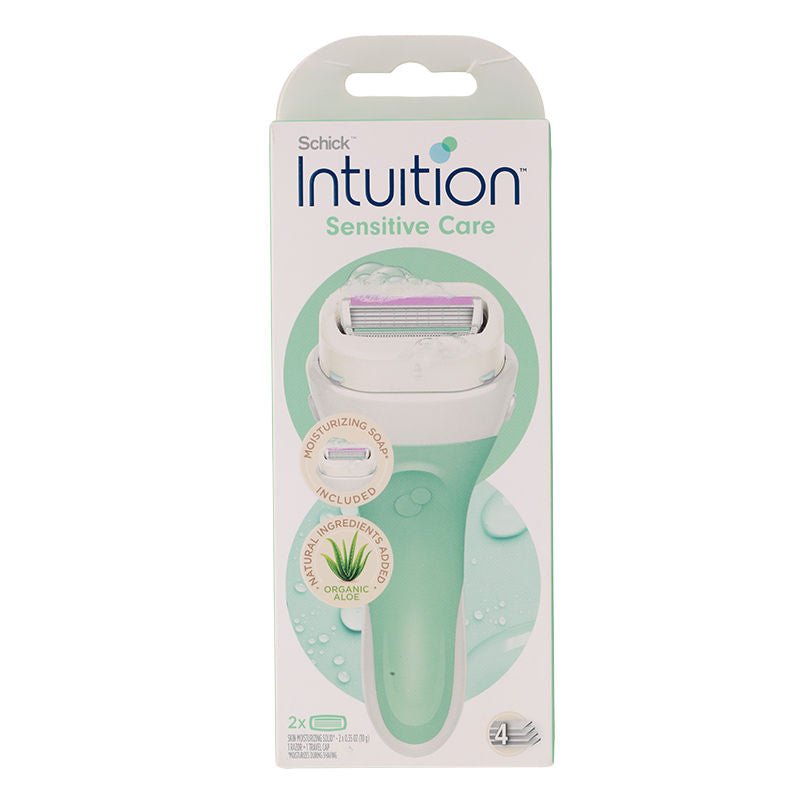 SCHICK INTUITION SENSITIVE CARE HAND+2PCS - Anwar Store