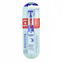 SENSODYNE RAPID ACTION TOOTHBRUSH MEDIUM 1+1FREE - Anwar Store