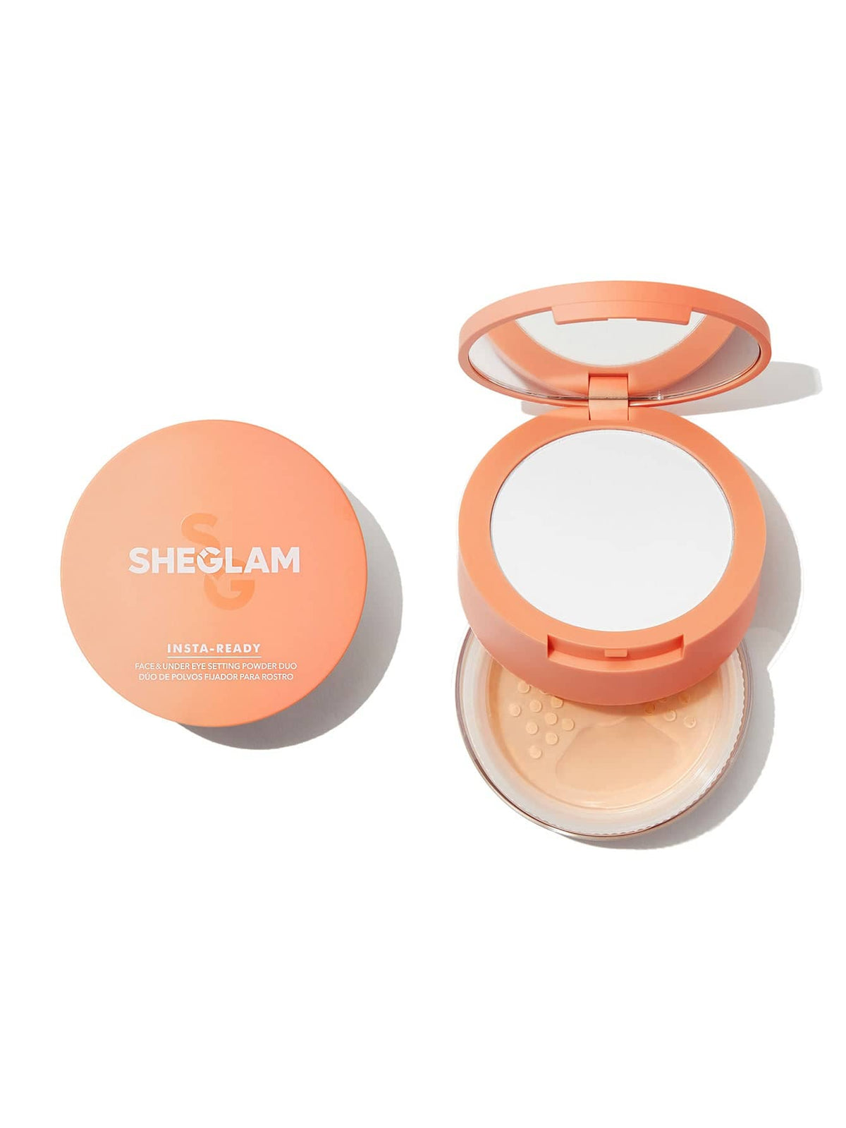 SHEGLAM Insta-ready NATURAL LINEN Face & Under Eye Setting Powder Duo - Anwar Store