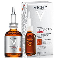 Vichy LiftActiv Vitamin C Serum and Brightening Skin Corrector, Anti Aging Serum for Face with 15% Pure Vitamin C, Hyaluronic Acid and Vitamin E