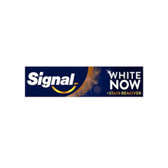 SIGNAL WHITE NOW STAIN REMOVER TOOTHPASTE - 75ML - Anwar Store