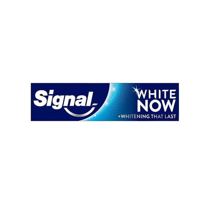 SIGNAL WHITE NOW WHITENING THAT LAST TOOTHPASTE - 75ML - Anwar Store