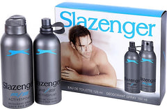 SLAZENGER SET ACTIVE SPORT BLUE EAU DE TOILETTE 125ML + DEODORANT SPRAY 150ML - Anwar Store