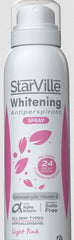 STARVILLE WHITENING ANTIPERSPIRANT SPRAY LIGHT PINK 200ML - Anwar Store