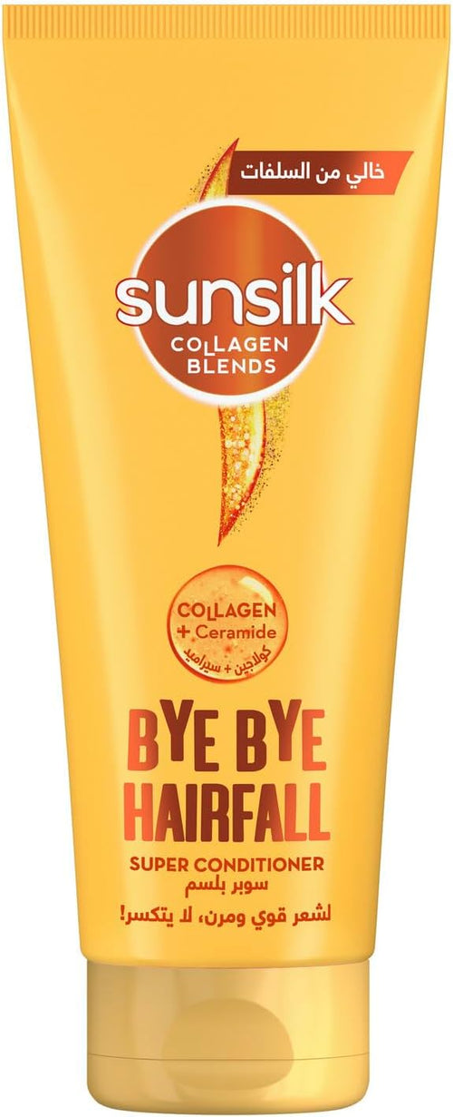 SUNSILK COLLAGEN BLENDS BYE BYE HAIR FALL SUPER CONDITIONER 170ML - Anwar Store