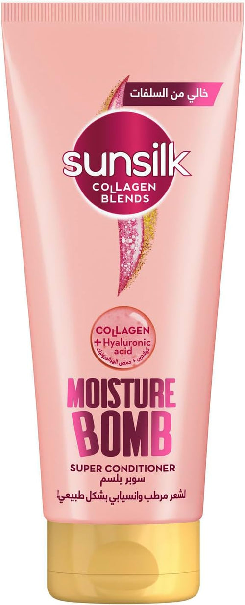 Sunsilk Collagen Blends Moisture Bomb Super Conditioner 170ml - بلسم للشعر صانسيلك 170 مل