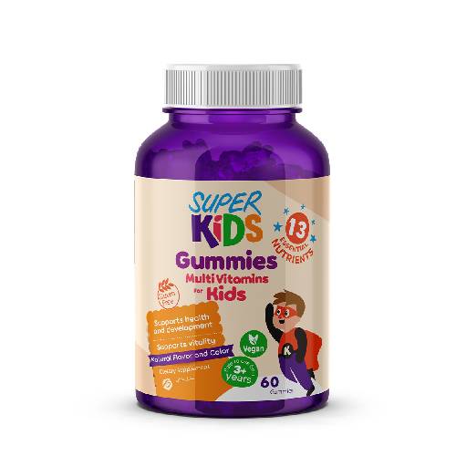 SUPER KIDS GUMMIES MULTIVITAMINS 60GUMMIES - Anwar Store