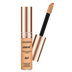 TOPFACE SENSITIVE MINERAL 3IN1 CONCEALER . CONTOUR . FOUNDATION 006 12ML