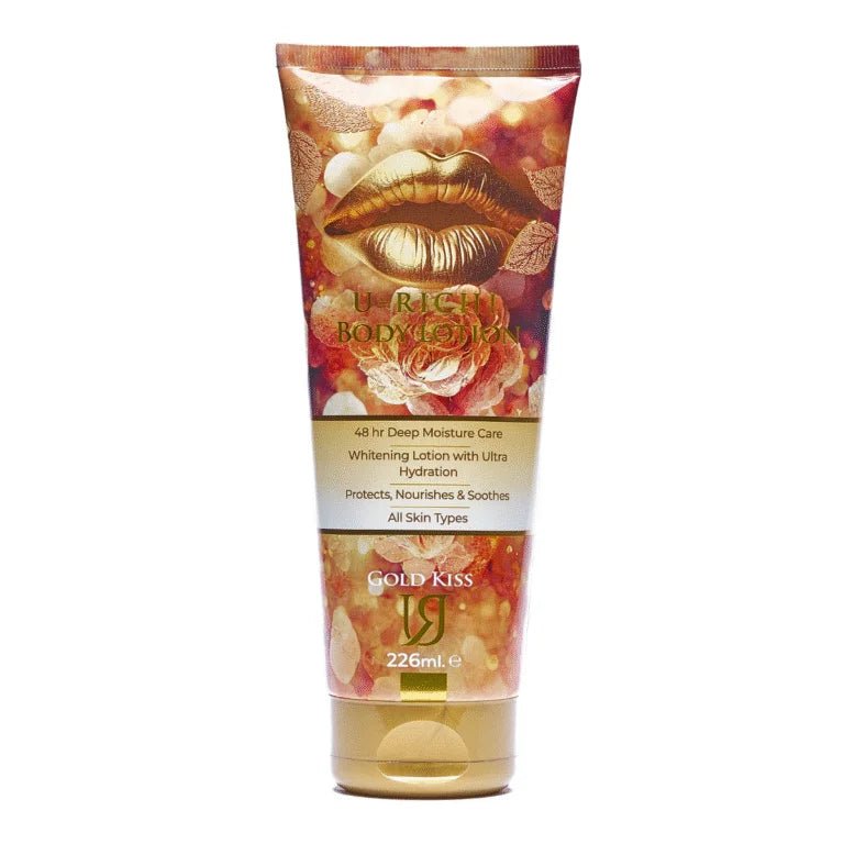 U-RICHI BODY LOTION GOLD KISS 226ml - Anwar Store