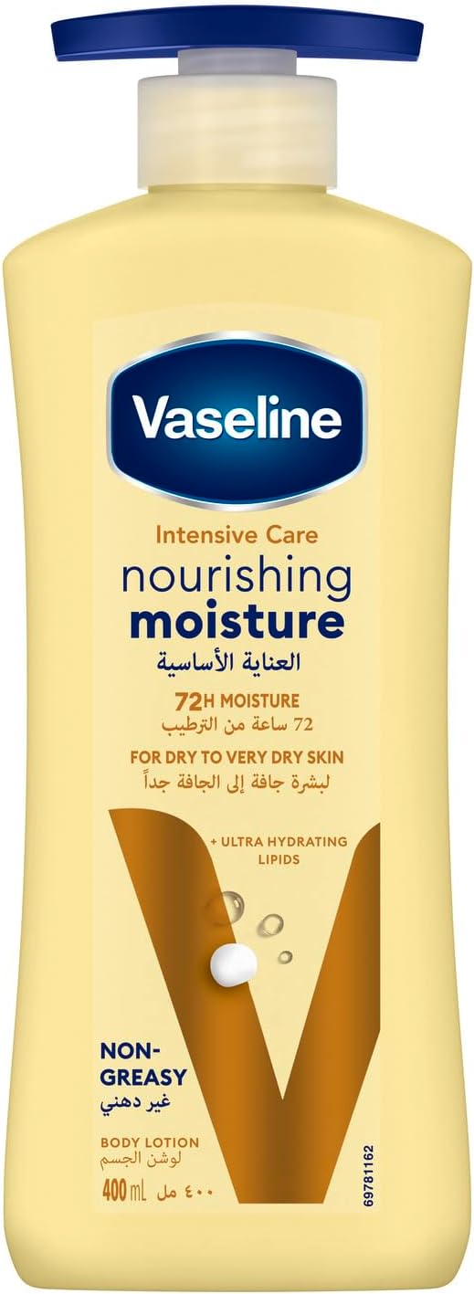 VASELINE INTENSIVE CARE NOURISHING MOISTURE BODY LOTION 400ML 15% OFF - Anwar Store