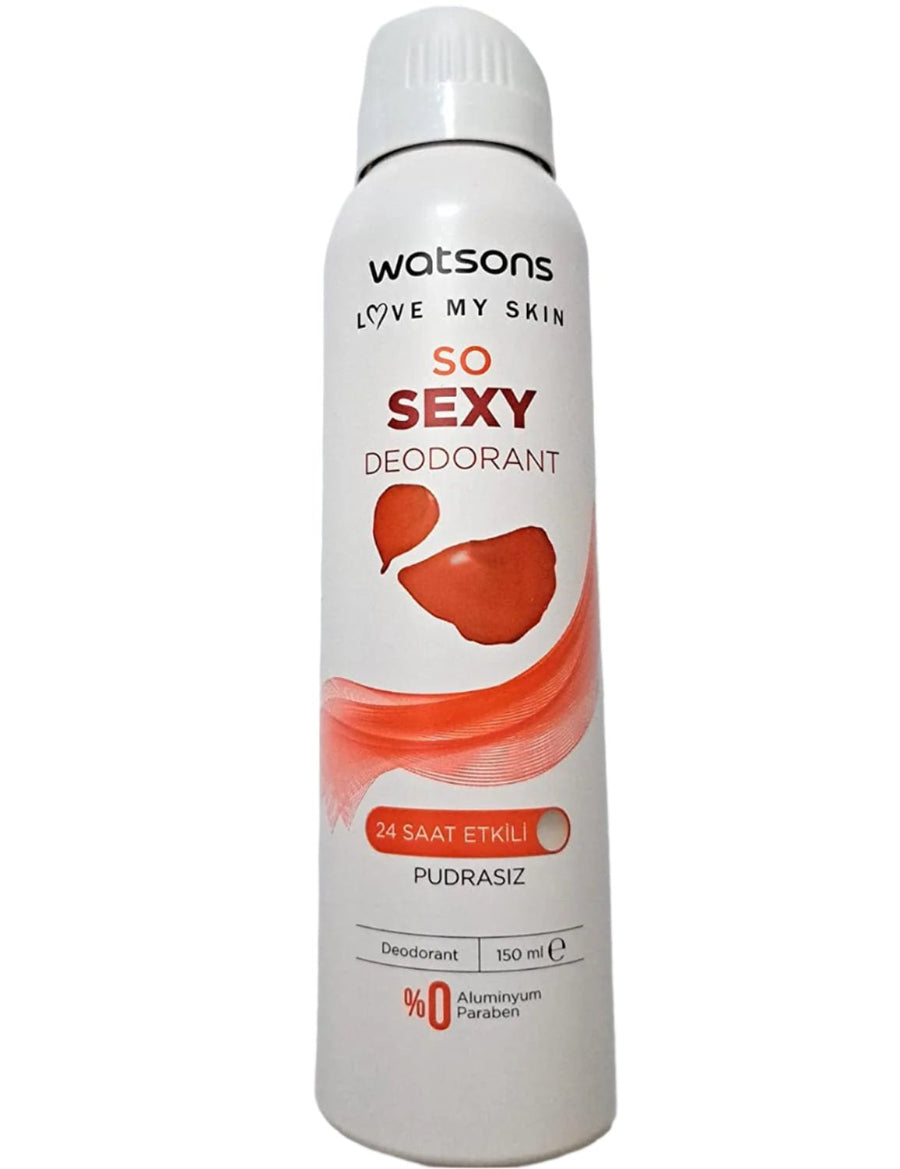 WATSONS SO SEXY DEODRANT Spray 150ML - Anwar Store