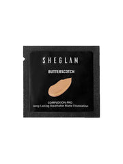 Sheglam Complexion Pro Long Lasting Breathable Matte Foundation Sample BUTTERSCOTCH
