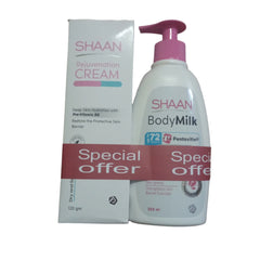 SHAAN CREAM 120G+SHAAN BODY MILK 300ML