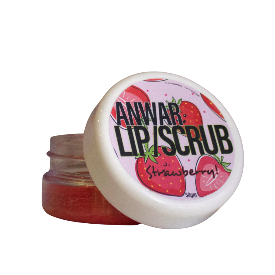 ANWAR STRAWBERRY LIP SCRUB 50G