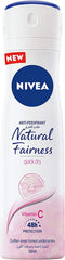 NIVEA Antiperspirant Spray for Women, Natural Fairness, 150ml