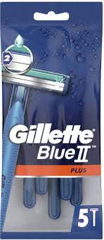 Gillette Blue II Plus Disposable Razor For Men - 5 Pieces