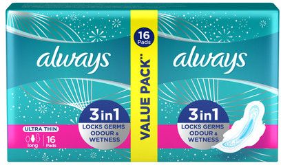 Always Pad Ultra Thin Long 16s – Springs Stores (Pvt) Ltd
