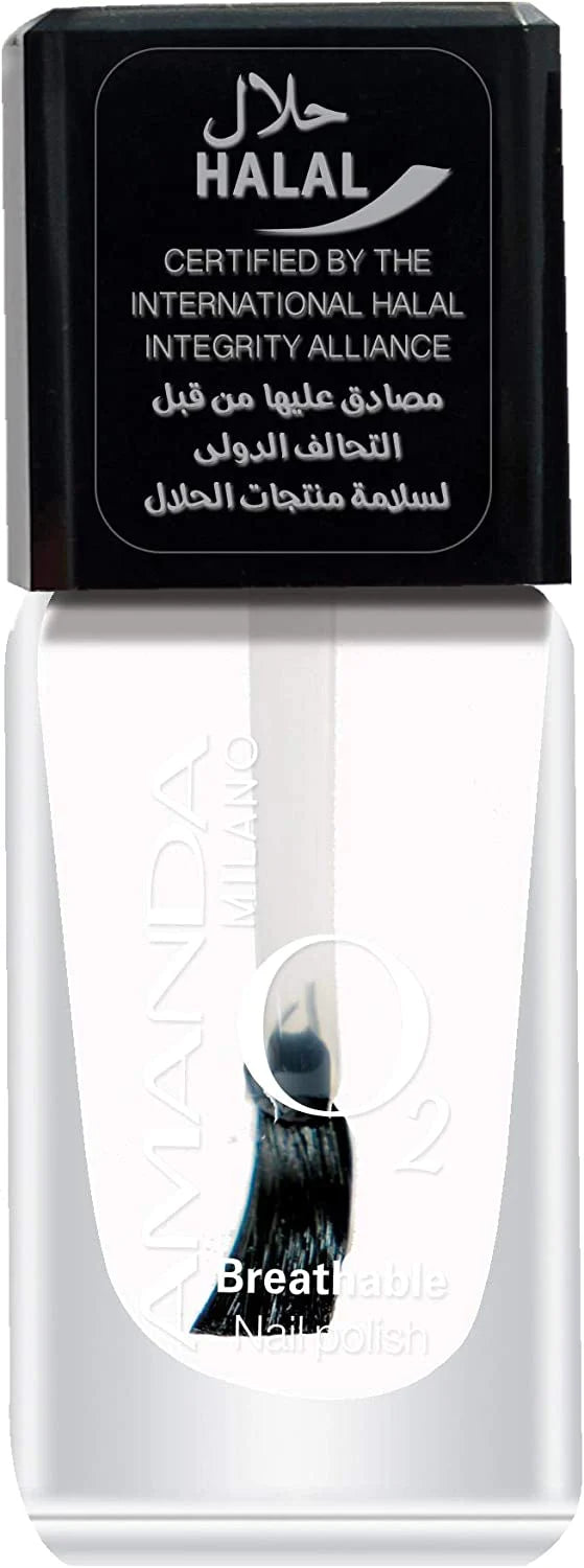 AMANDA MILANO O2 TOP COAT 01 BREATHABLE NAIL POLISH 10ML Anwar Store