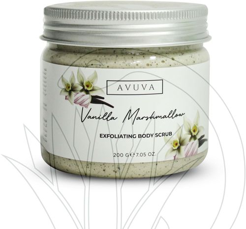 AVUVA BODY SCRUB VANILLA MARSHMALLOW 200GM Anwar Store