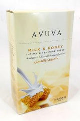 AVUVA INTIMATE FEMININE WIPES _milk&honey_ Anwar Store