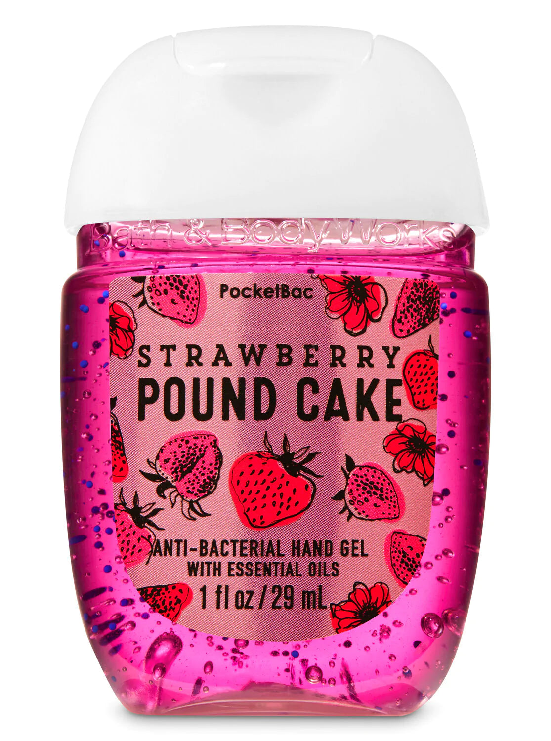 BATH & BODY WORKES STRAWBERRY POUND CAKE HAND SANITIZER 29 ML Anwar Store
