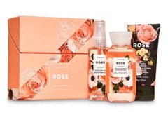 BATH & BODY WORKS ROSE - SMALL SET 3 PIECES - BODY MIST 88ML. , BODY LOTION 88ML. , SHOWER GEL 88ML Anwar Store