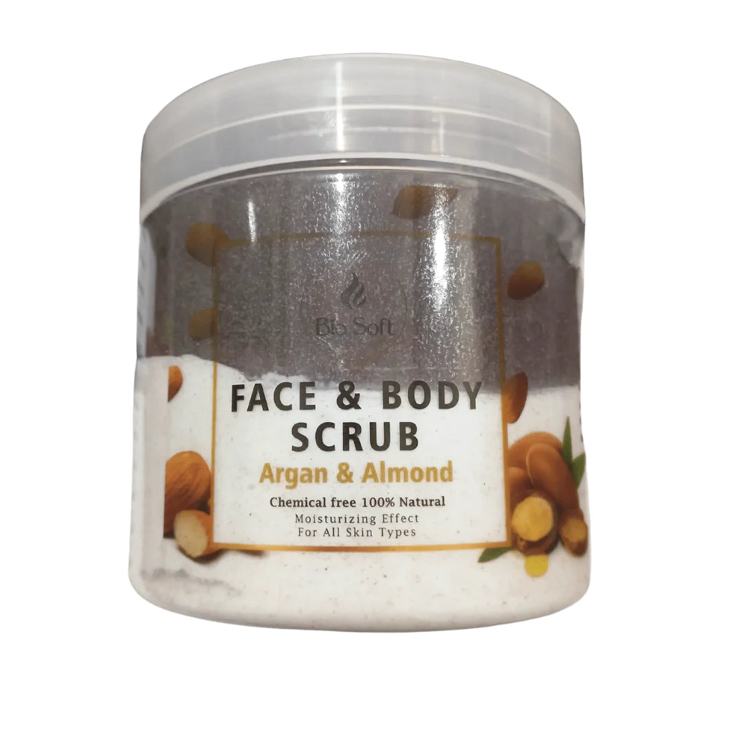 BIO SOFT FACE & BODY SCRUB ARGAN & ALMOND Anwar Store