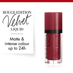 BOURJOIS ROUGE EDITION VELVET LIQIUD LIPSTICKS 24 DARK CHERIE Anwar Store