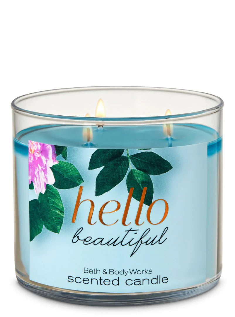 Bath & Body White Barn Hello Beautiful candle Anwar Store