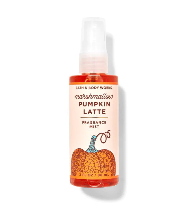 Bath & Body Works MARSHMALLOW PUMPKIN LATTE Travel Size Fine Fragrance Mist 88ML Anwar Store