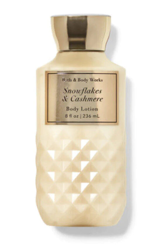 Bath & and Body Works Snowflakes and Cashmere Body Lotion 8 Oz Anwar Store