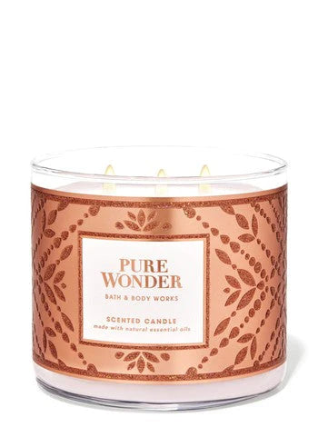 Bath and body works A Pure Wonder 3-Wick Candle 411g Anwar Store
