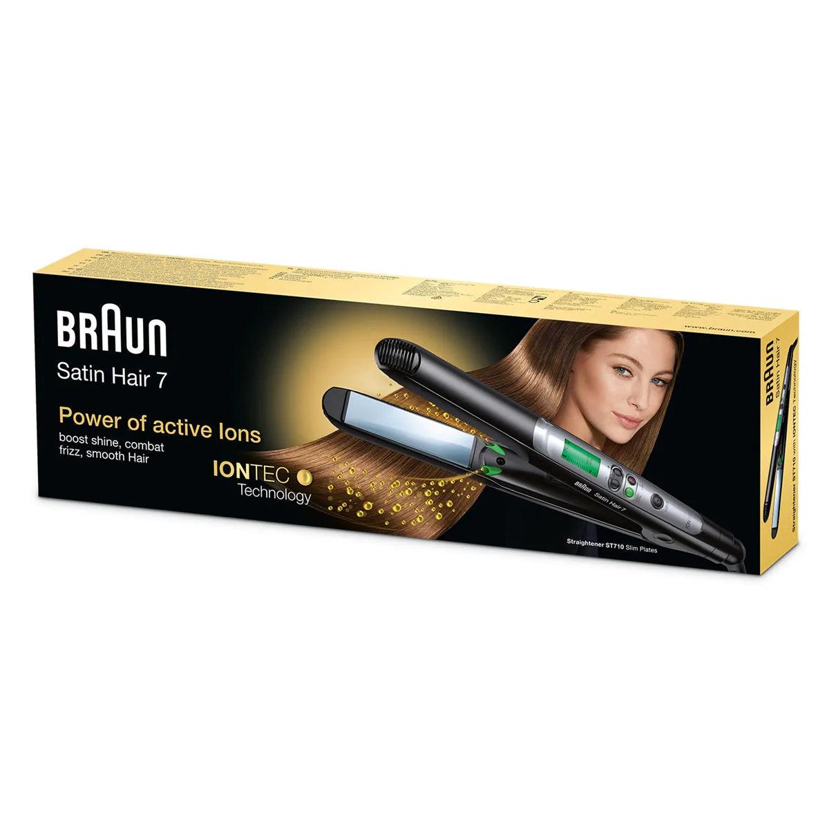 Braun Satin Hair 7 ST710 straightener with IONTEC technology. Anwar Store