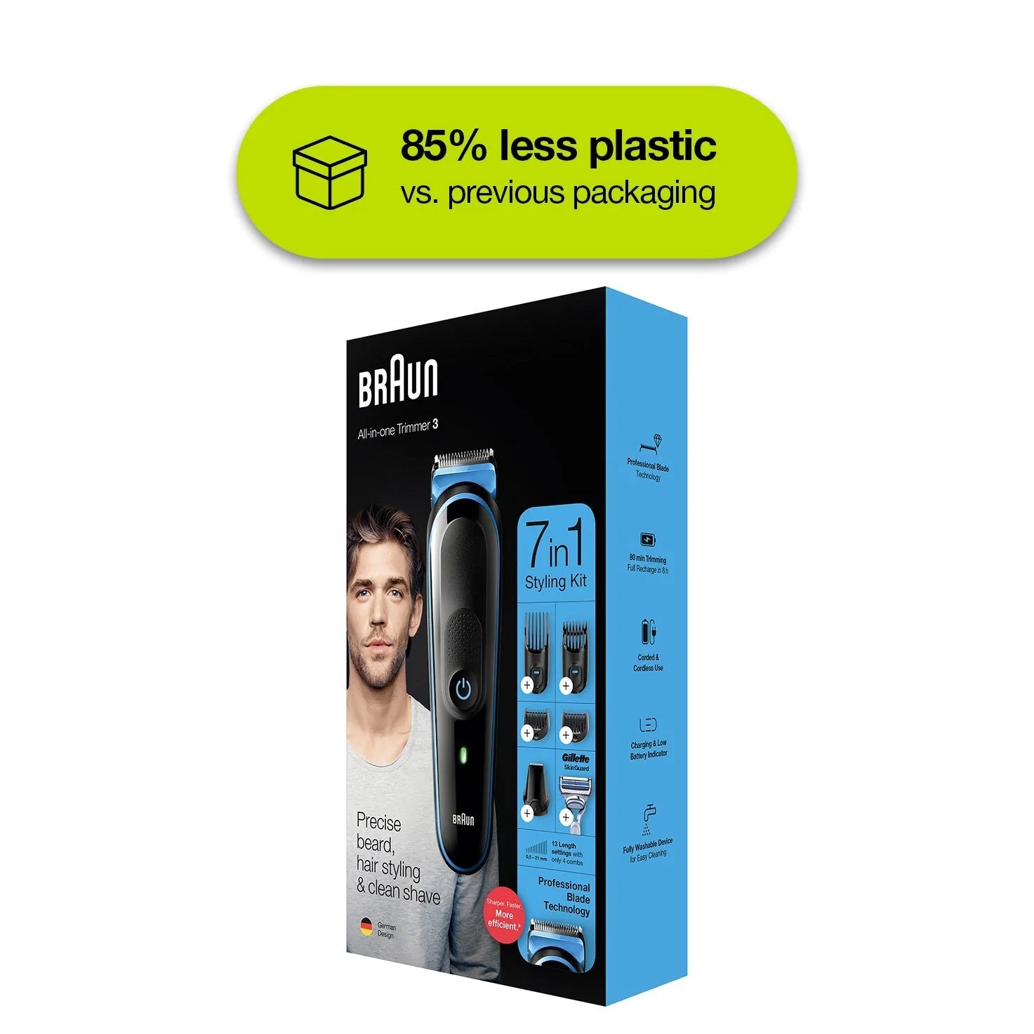 Braun multi grooming kit MGK3242 – 7-in-1 face and body grooming kit. Anwar Store